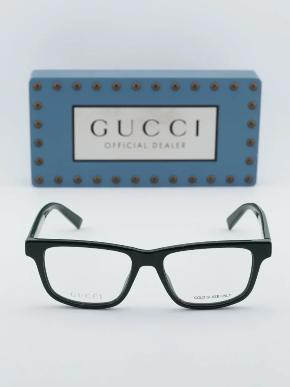 Gucci GG1987O 004 Square Eyeglasses - Dark Green 54mm